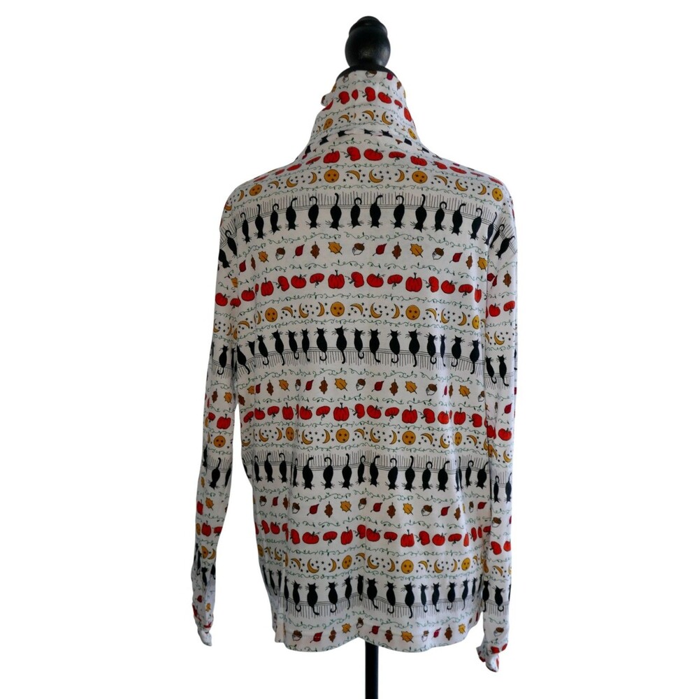 Basic Editions Fall Halloween Pumpkins Leaves Cat… - image 3